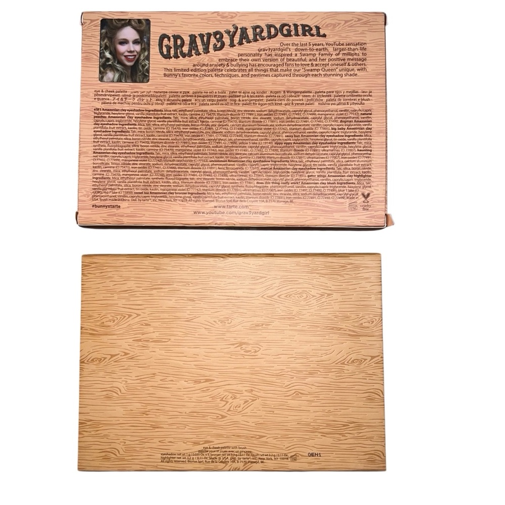 NWB Tarte Graveyardgirl Swamp Queen Palette Full Face Eyeshadow Limited Edition - Picture 7 of 7